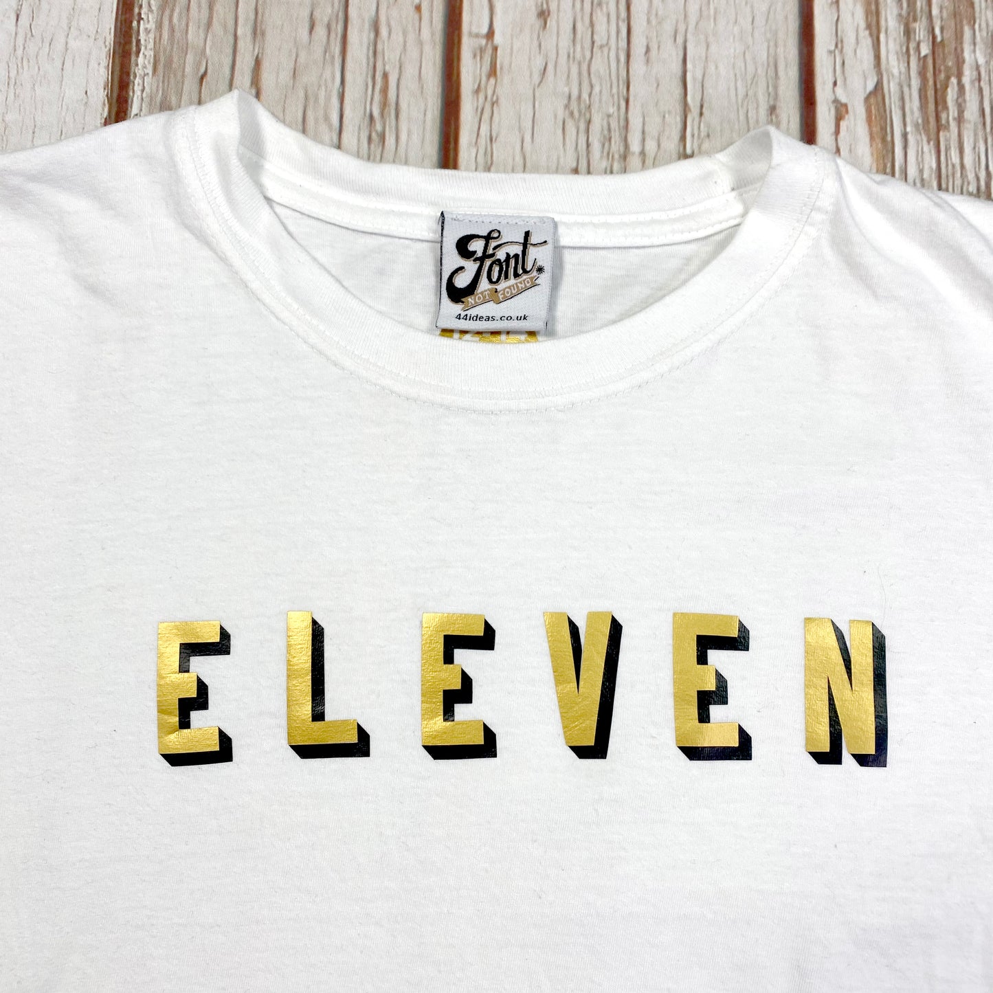 11th Birthday T-Shirt – Bingley Bang Gold Foil