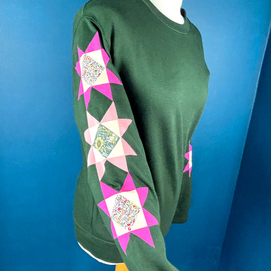Quilted Sleeve – Unisex Sweatshirt