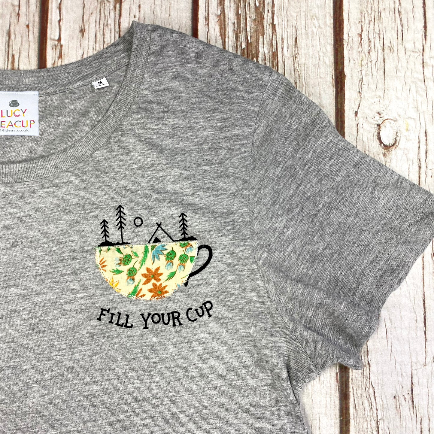 Fill Your Cup – Organic Women’s Heather T‑Shirt