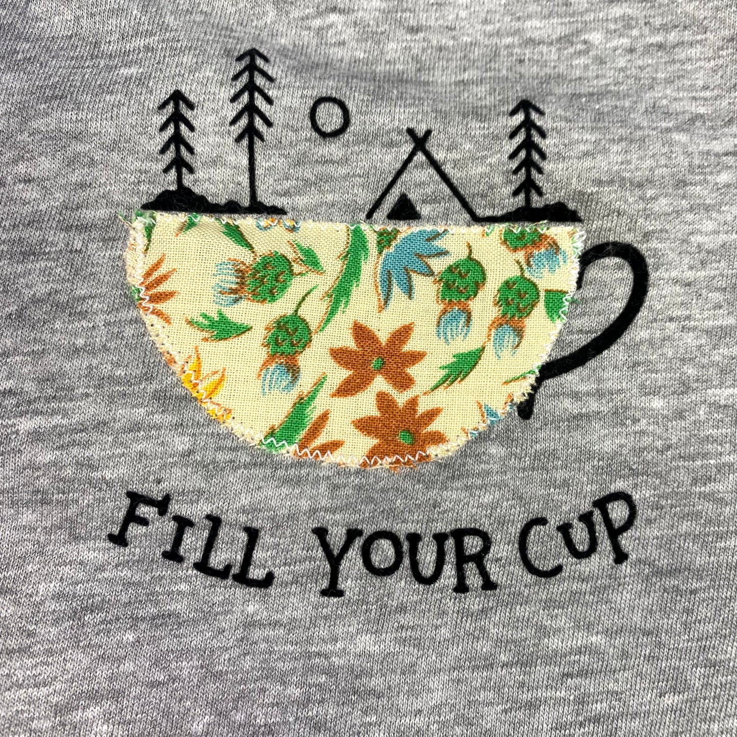 Fill Your Cup – Organic Women’s Heather T‑Shirt