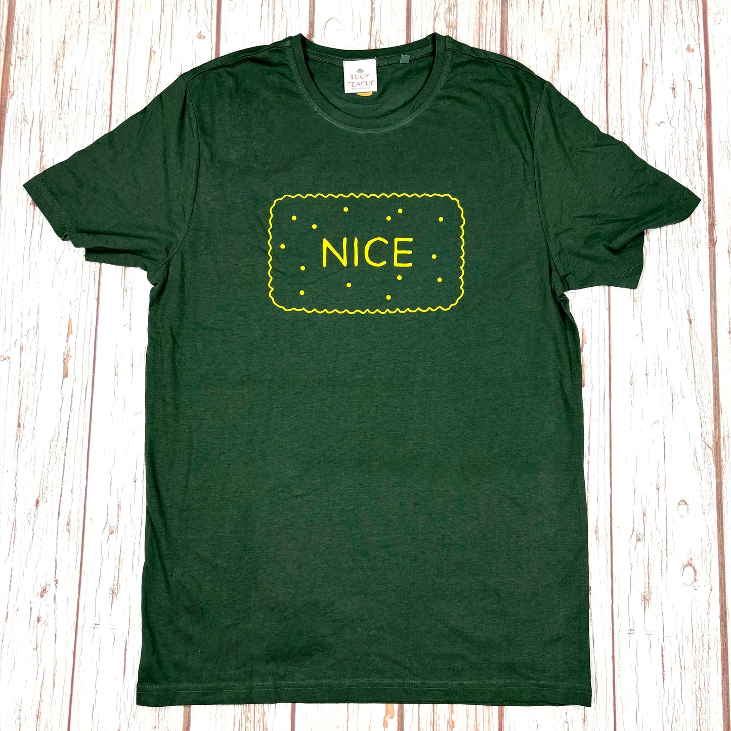 Nice Biscuit T‑Shirt – Unisex & Women’s Cut (Handmade UK)