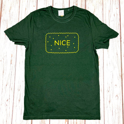Nice Biscuit T‑Shirt – Unisex & Women’s Cut (Handmade UK)