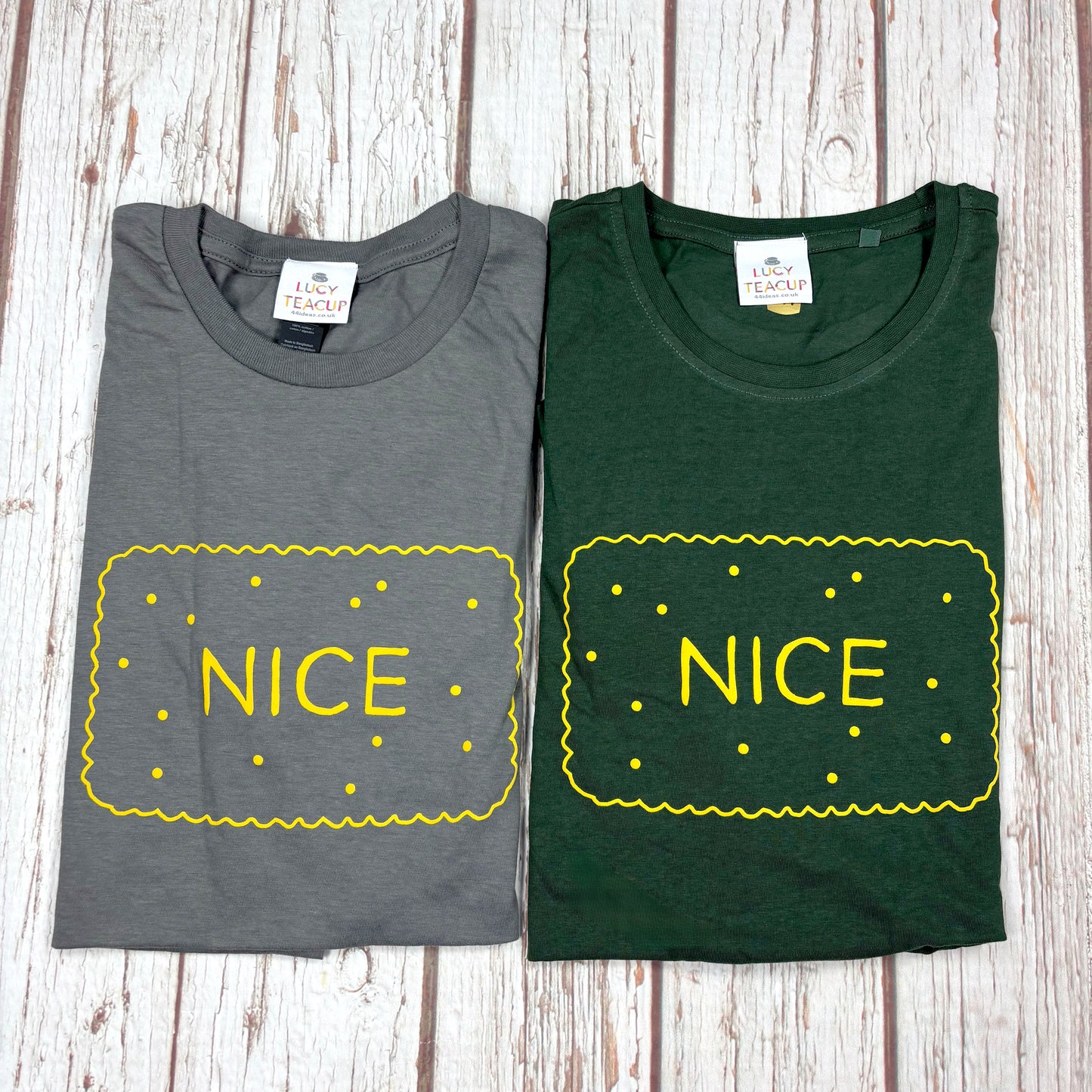 Nice Biscuit T‑Shirt – Unisex & Women’s Cut (Handmade UK)