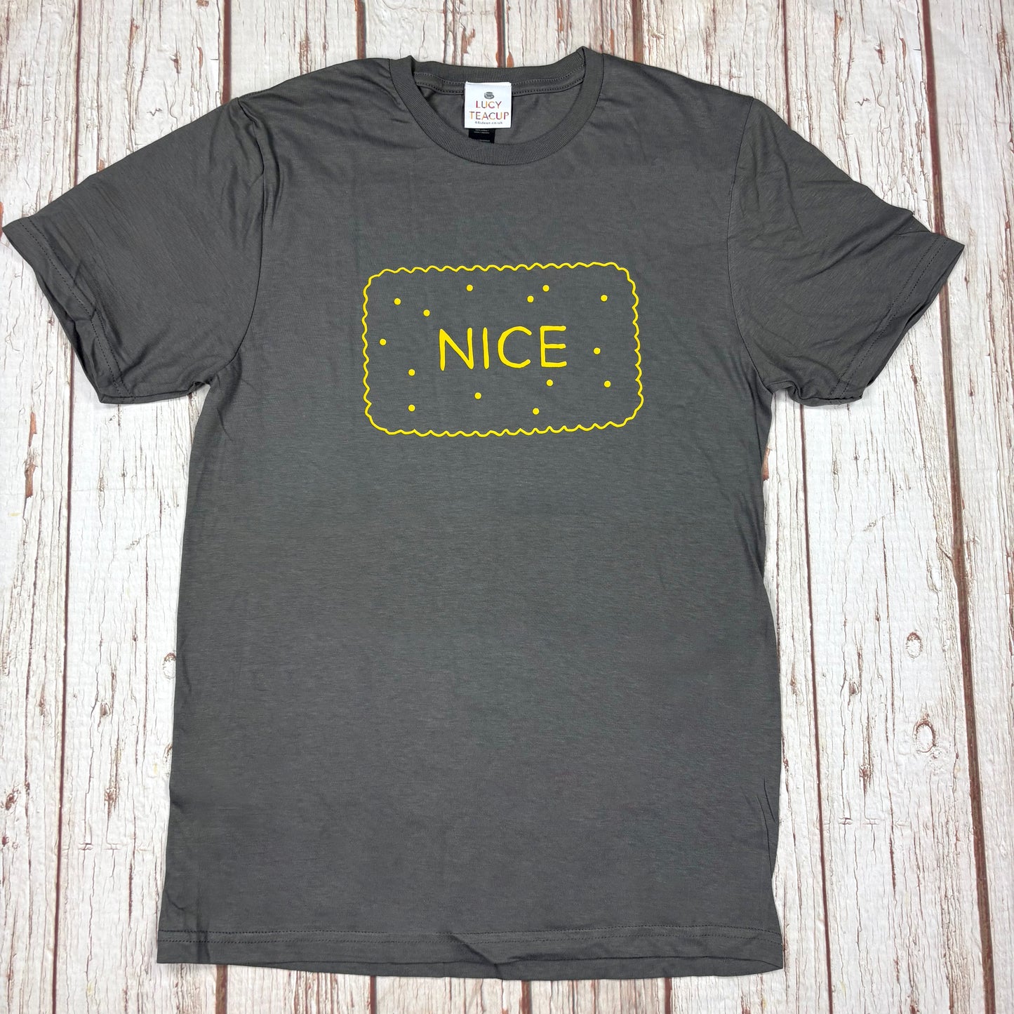 Nice Biscuit T‑Shirt – Unisex & Women’s Cut (Handmade UK)