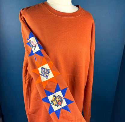 Quilted Sleeve – Unisex Sweatshirt