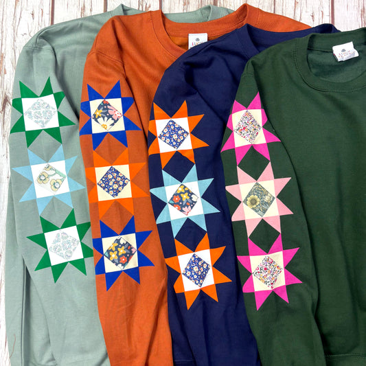 Quilted Sleeve – Unisex Sweatshirt