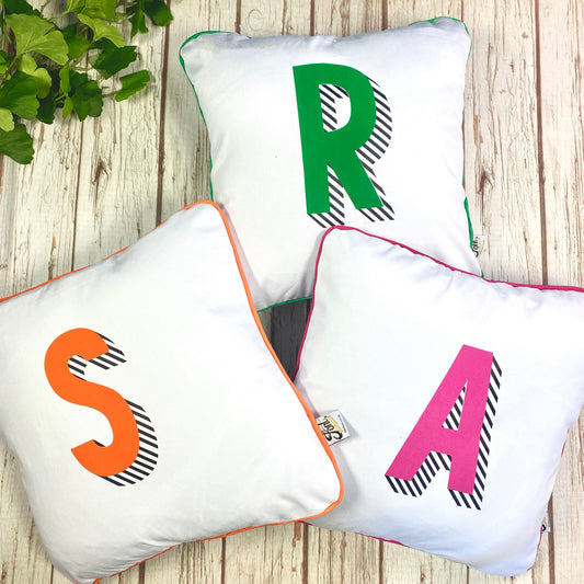 Bradford Buzz Personalised Letter Cushion Cover
