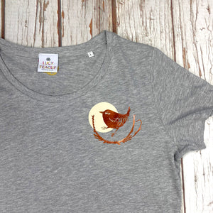 Wren Organic Cotton Womens T-Shirt