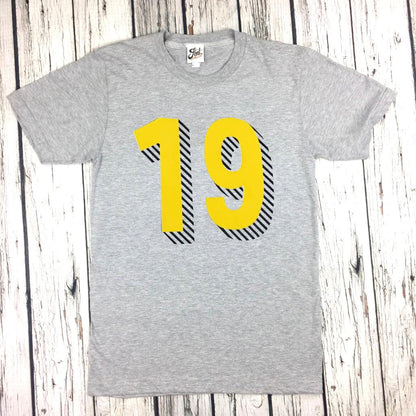 Adult Number T-Shirts -  Bradford Buzz Font Not Found, Font: Bradford Buzz, Men's Clothes, T-Shirt: Numbers, T-Shirts, Teen Clothes, Womens Clothes 44ideas.co.uk