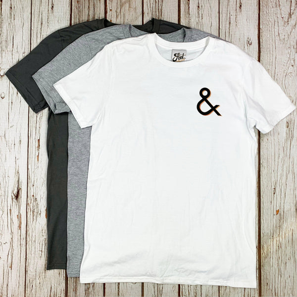 Male Pocket Ampersand T-Shirt - Branson Font Not Found, Font: Branson, Men's Clothes, T-Shirts 44ideas.co.uk