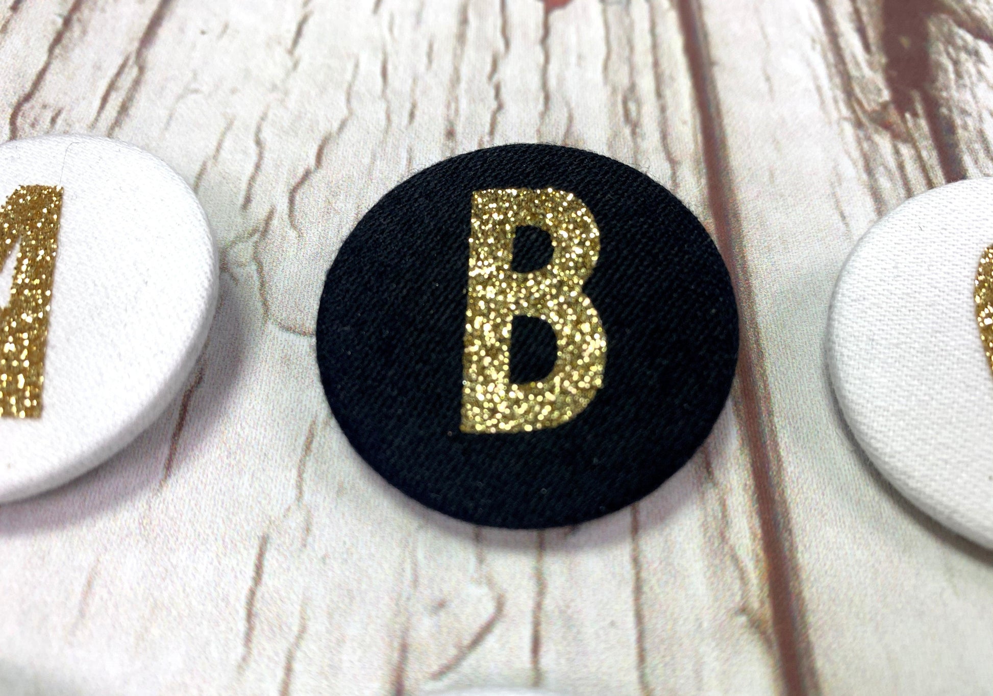 Fabric Glitter Letter Badges! Accessories, Badges, Font Not Found 44ideas.co.uk