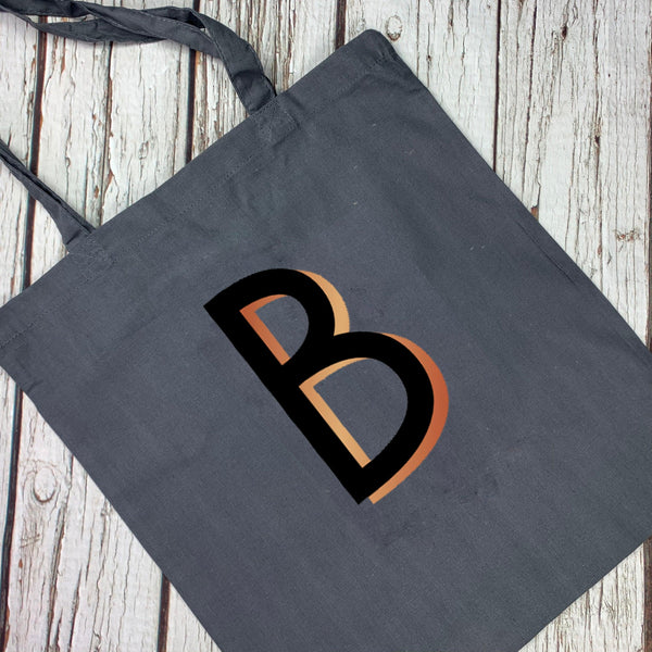 Letter/year Tote Bag - Branson Accessories, Bags, Font Not Found, Font: Branson 44ideas.co.uk