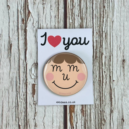 Mum Pin Badge Accessories, Badges, Pleb 44ideas.co.uk
