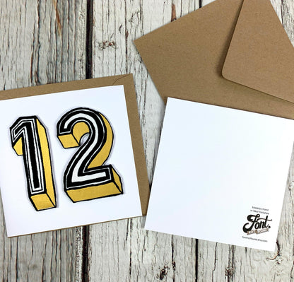 Birthday Card Letters - Branson font Birthday, Cards, Font Not Found, Font: Branson 44ideas.co.uk