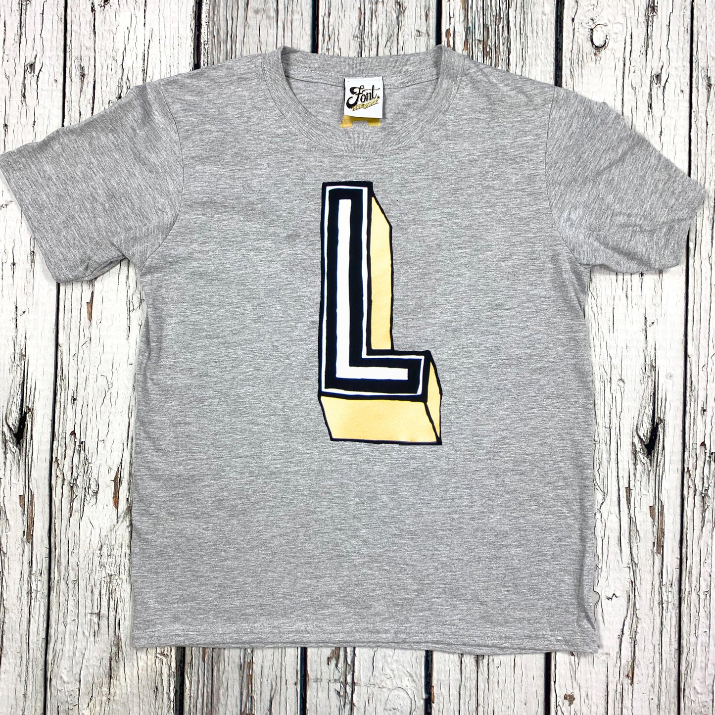 Baby Letter T-Shirt - Juniper Red Baby Clothes, Font Not Found, Font: Juniper Red, New Baby, T-Shirts, T-Shirts: Letters 44ideas.co.uk