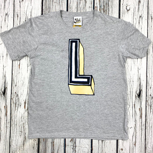 Baby Letter T-Shirt - Juniper Red Baby Clothes, Font Not Found, Font: Juniper Red, New Baby, T-Shirts, T-Shirts: Letters 44ideas.co.uk