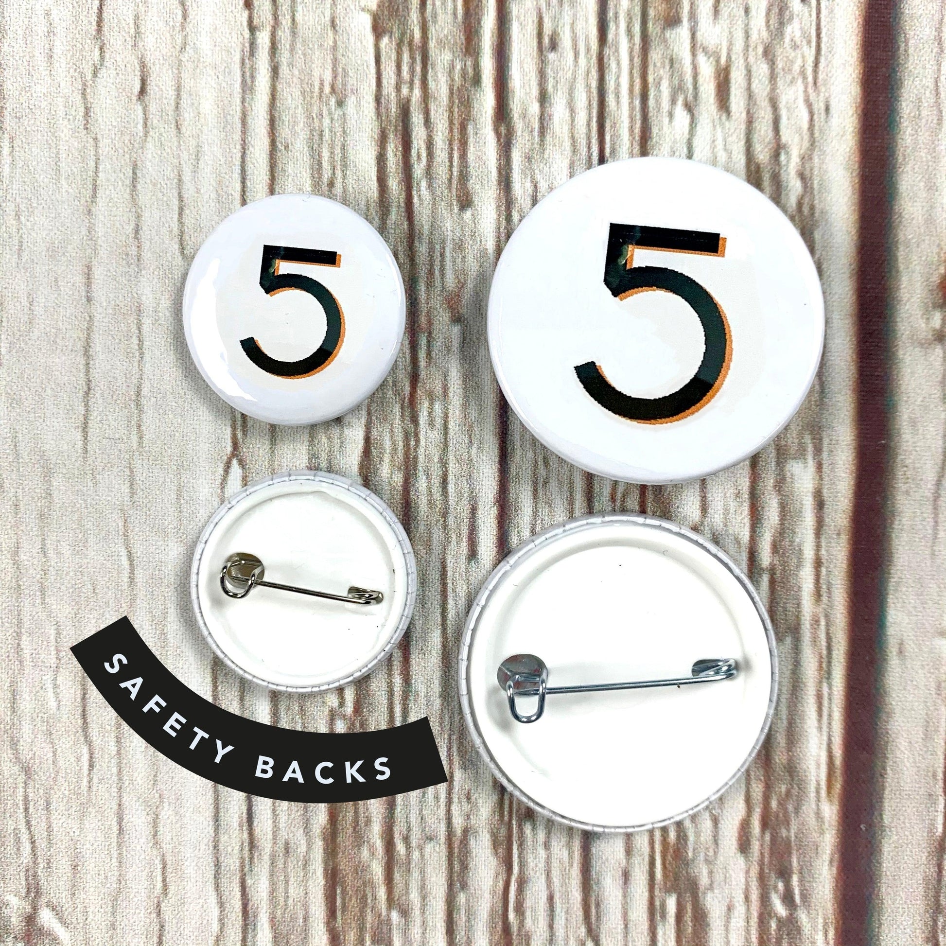 Punctuation Pin Badges - Branson Accessories, Badges, Font Not Found, Font: Branson 44ideas.co.uk