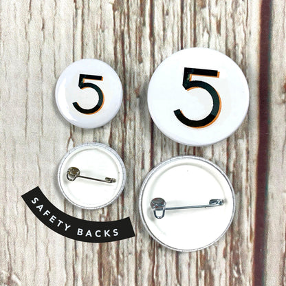Punctuation Pin Badges - Branson Accessories, Badges, Font Not Found, Font: Branson 44ideas.co.uk