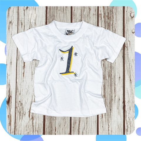 Ready To Ship: Kids One T-Shirt~ Age 1-2 Baby Clothes, Font Not Found, Font: The Monroe, Kid's Clothes 44ideas.co.uk