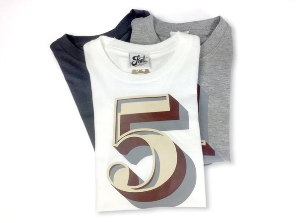 Kids number shirts 3-9 - Stirling Shadow Font Not Found, Font: Stirling Shadow, T-Shirt: Numbers, T-Shirts, Teen Clothes 44ideas.co.uk