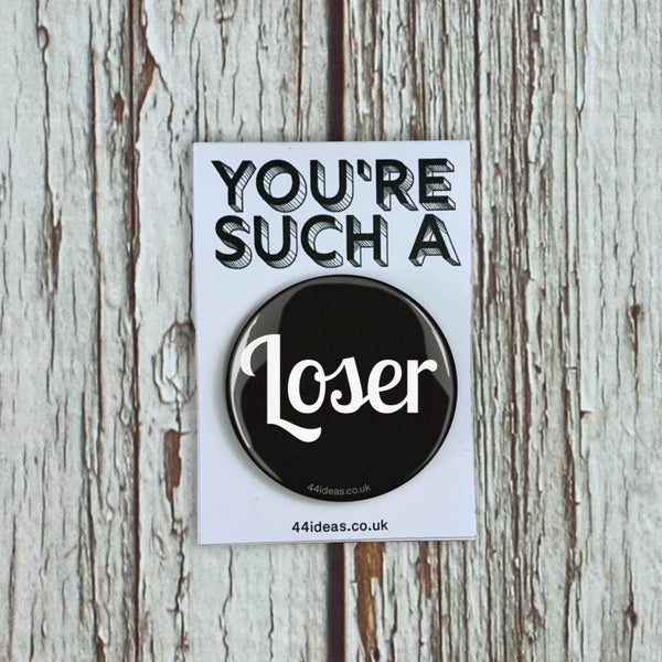 Insult Pin Badge Accessories, Badges, Pleb 44ideas.co.uk