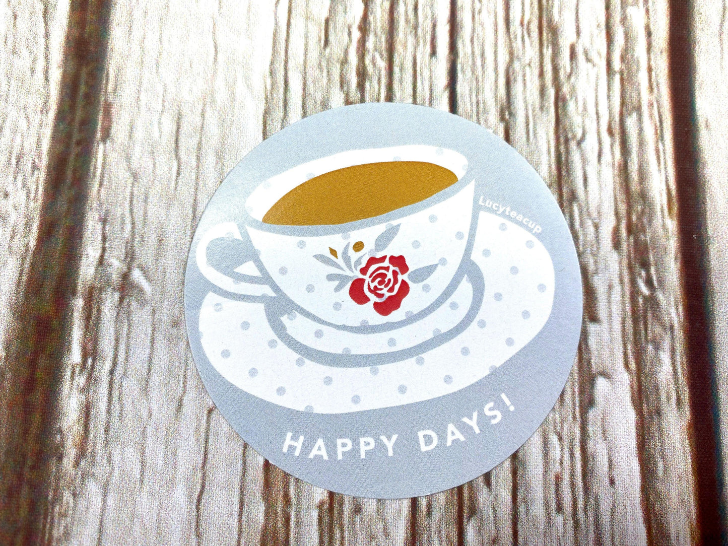 Stickers- Teacup Accessories, Lucy Teacup, Stickers 44ideas.co.uk
