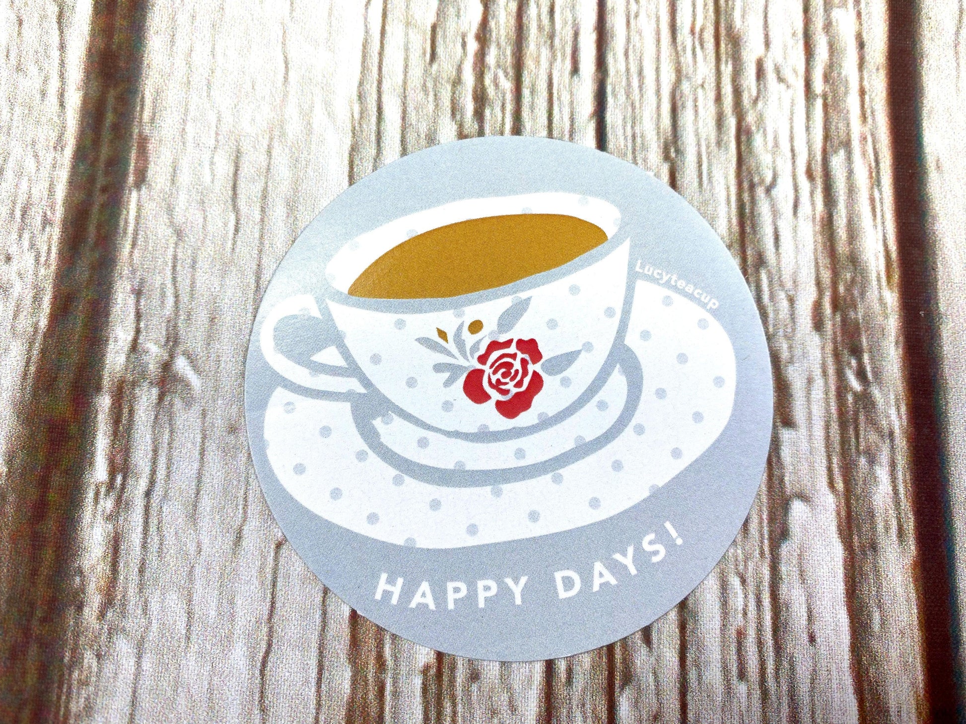 Stickers- Teacup Accessories, Lucy Teacup, Stickers 44ideas.co.uk