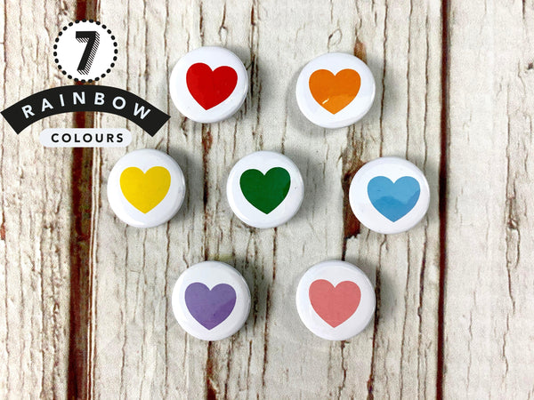 Heart Pin Badges - Bradford Buzz Accessories, Badges, Font Not Found, Font: Bradford Buzz 44ideas.co.uk