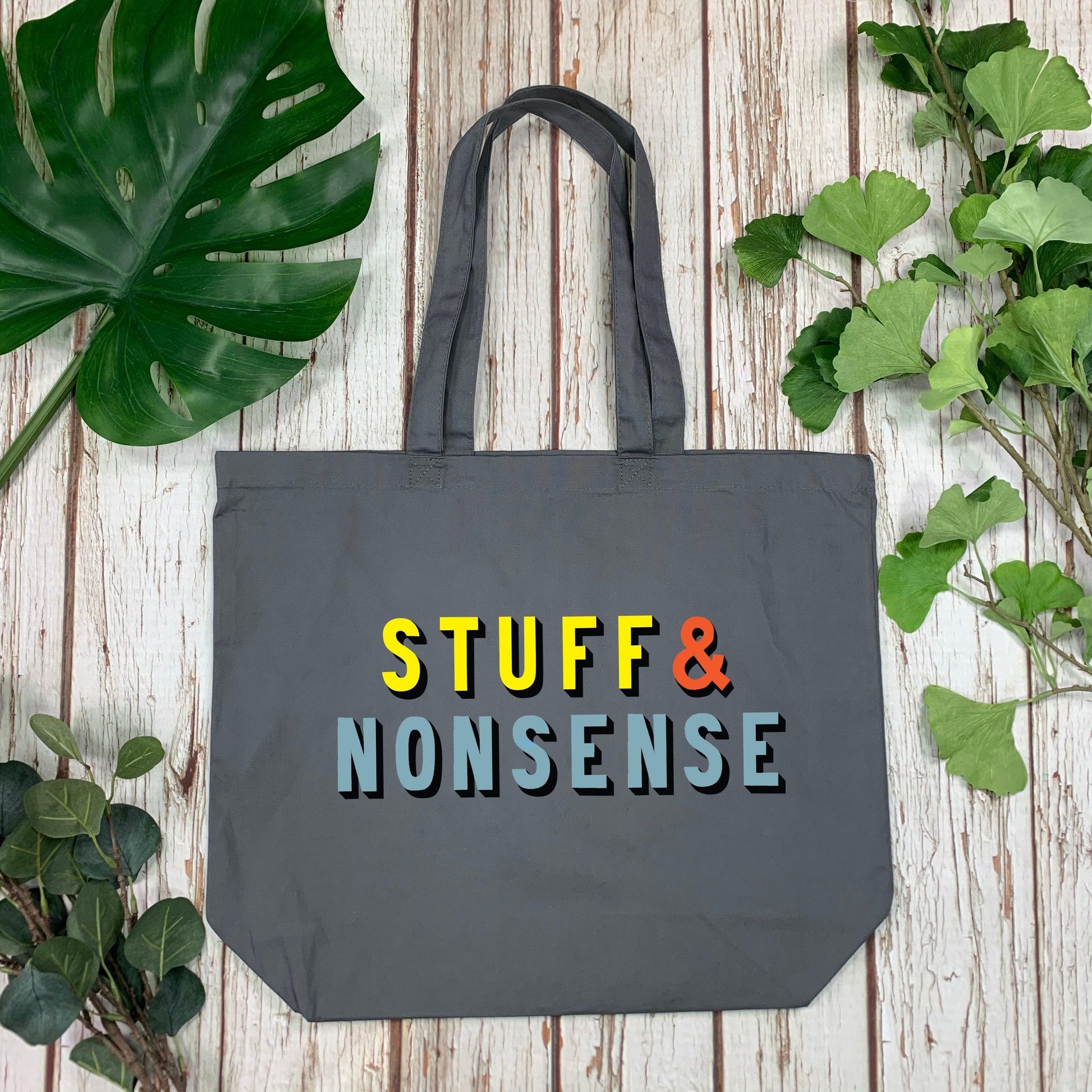 Organic Shopper Bag- Stuff and Nonsense Accessories, Bags, Font Not Found 44ideas.co.uk