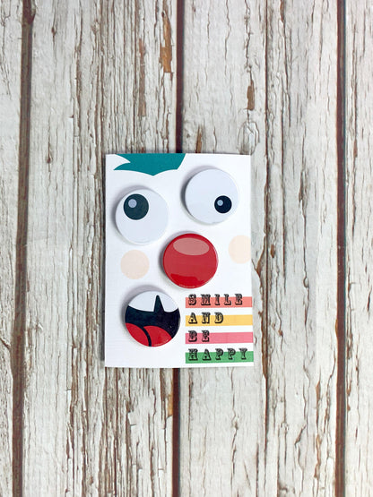 Birthday Badge Card- Smile Badges, Birthday, Cards, Pleb 44ideas.co.uk