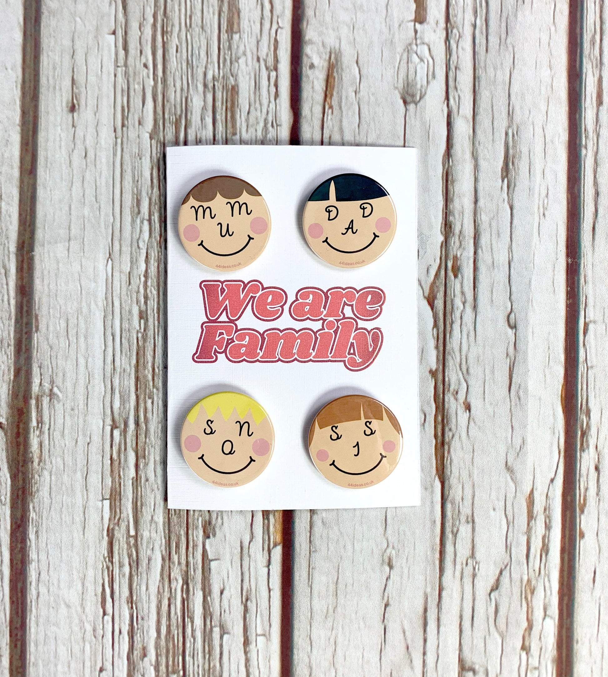 Birthday Badge Card- Family Card Badges, Birthday, Cards, Pleb 44ideas.co.uk