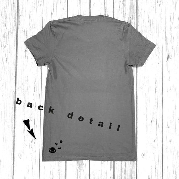 Heather Grey Womens Black Cat Club T-Shirt Lucy Teacup, T-Shirts, Womens Clothes 44ideas.co.uk