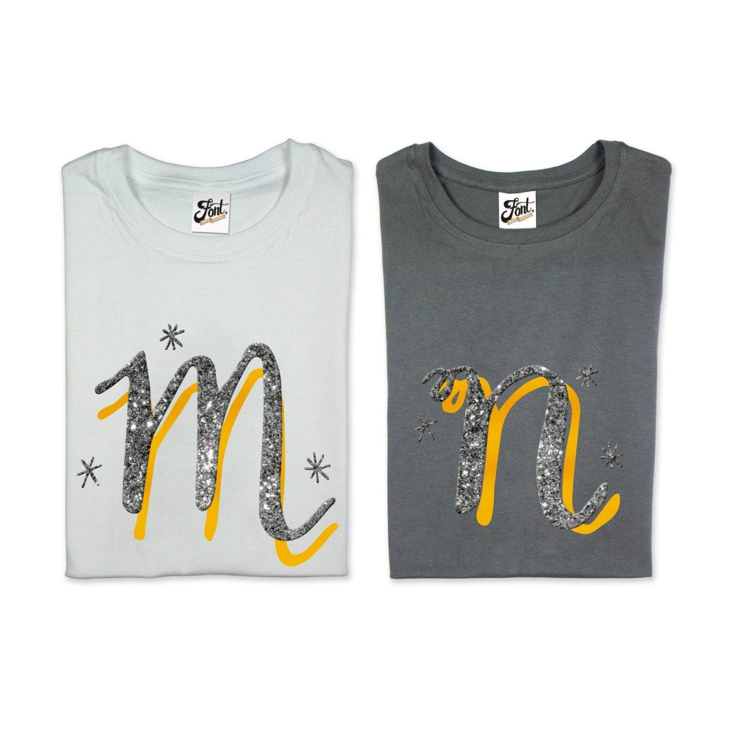 Children's Letter T-Shirt - The Monroe Font Not Found, Font: The Monroe, Kid's Clothes, T-Shirts, T-Shirts: Letters 44ideas.co.uk