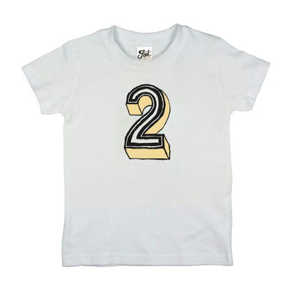 Number 2 Kids' T-Shirt - Juniper Red Font Not Found, Font: Juniper Red, Kid's Clothes, New Baby, T-Shirt: Numbers, T-Shirts 44ideas.co.uk