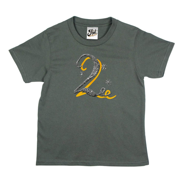 2nd Birthday T-Shirt - The Monroe Font Not Found, Font: The Monroe, Kid's Clothes, New Baby, T-Shirt: Numbers, T-Shirts 44ideas.co.uk