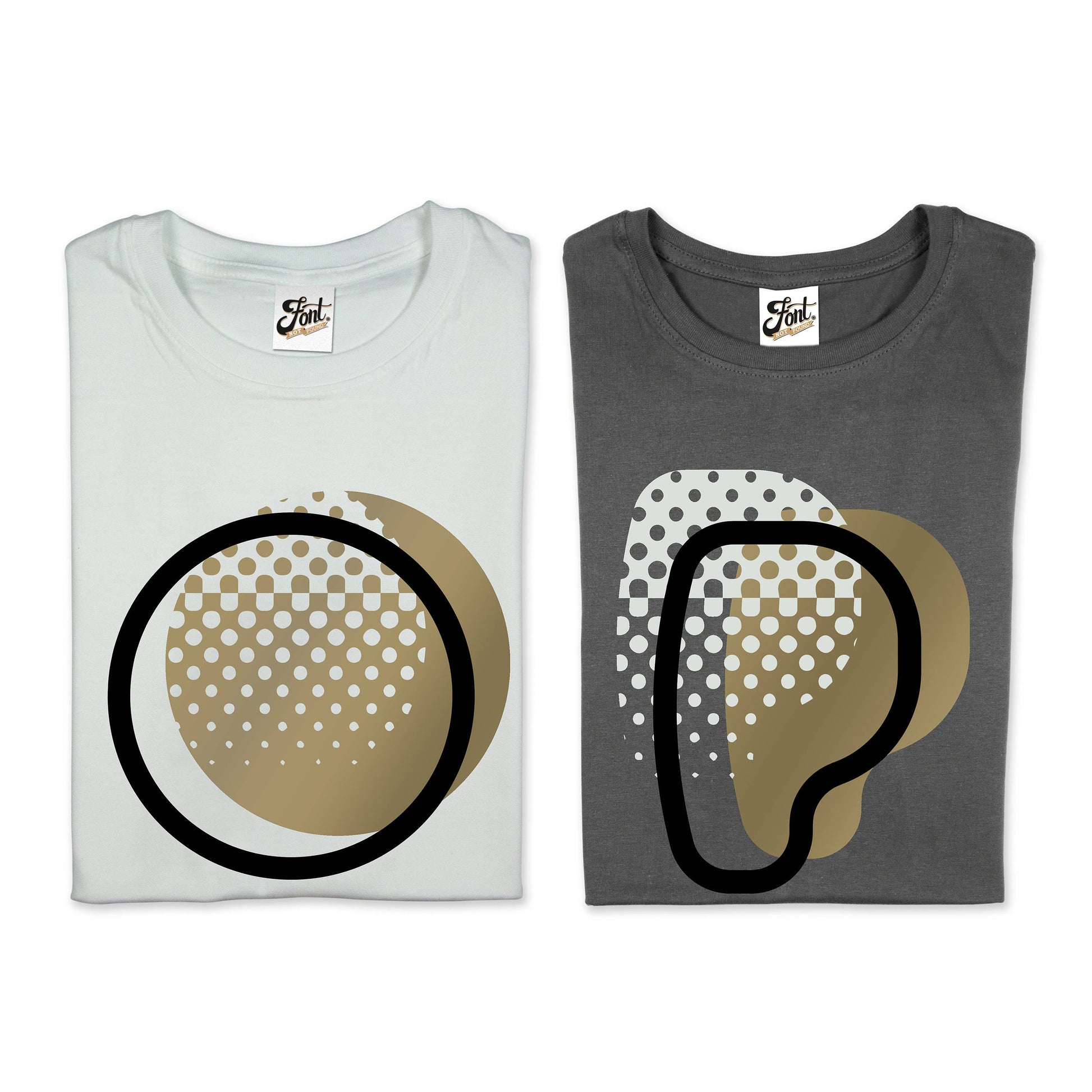 Dad/Child Matching T-Shirts - Fat Babs Deals, Father's Day, Font Not Found, Font: Fat Babs, Mother's Day, T-Shirts: Letters 44ideas.co.uk