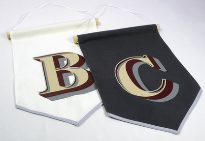 Alphabet Pennant A4 - Stirling Shadow Banners, Font Not Found, Font: Stirling Shadow, New Baby, Wall Art 44ideas.co.uk