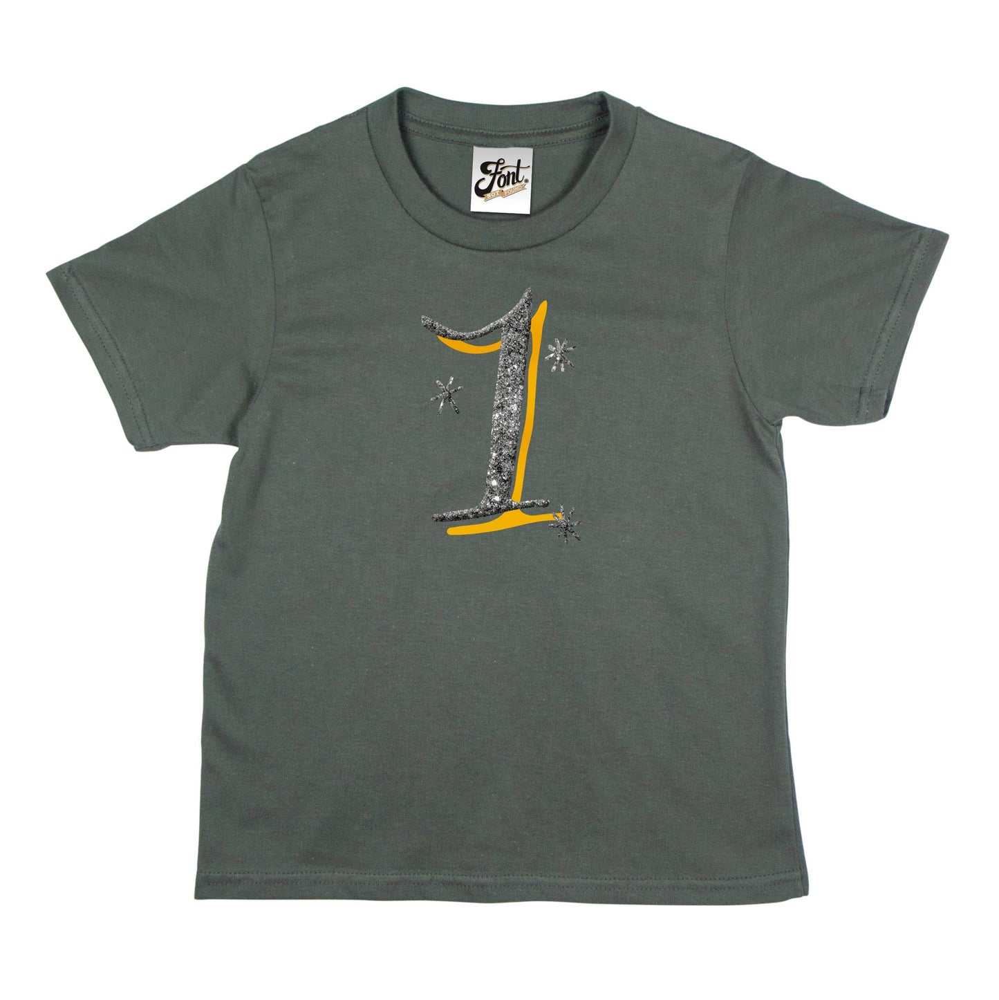 Girls' 1st Birthday T-Shirt - The Monroe Baby Clothes, Font Not Found, Font: The Monroe, New Baby, T-Shirt: Numbers, T-Shirts 44ideas.co.uk