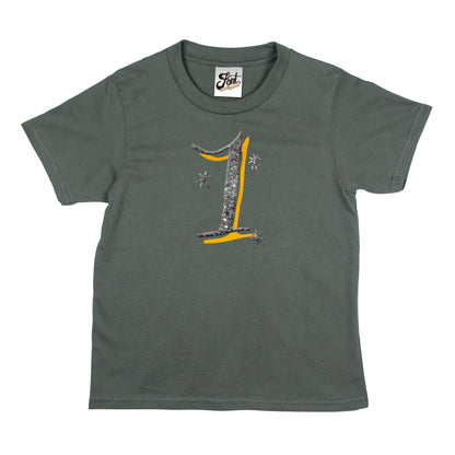 Girls' 1st Birthday T-Shirt - The Monroe Baby Clothes, Font Not Found, Font: The Monroe, New Baby, T-Shirt: Numbers, T-Shirts 44ideas.co.uk