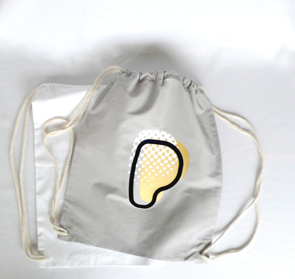 Initial Drawstring Gym Bag - Fat Babs Accessories, Bags, Font Not Found, Font: Fat Babs 44ideas.co.uk