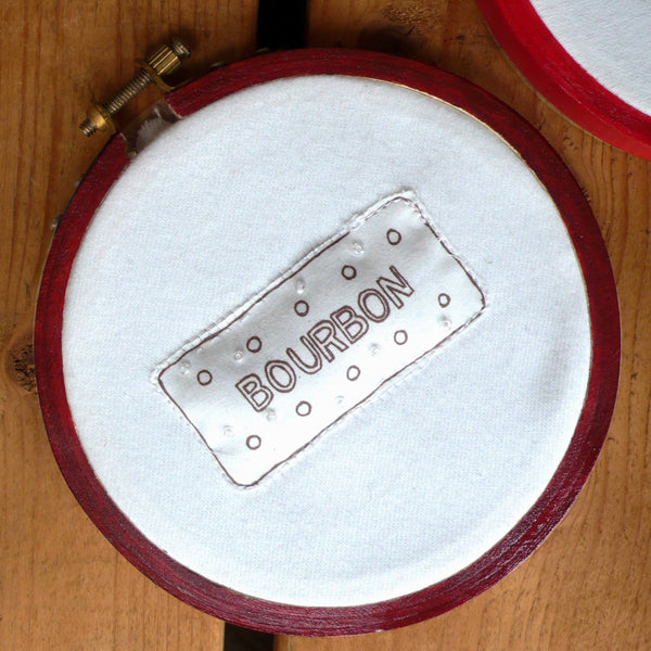 Bourbon Biscuit Hoop 4" Homeware, Lucy Teacup, Wall Art 44ideas.co.uk