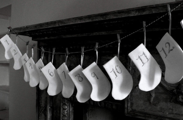 Advent Calendar Mini Stockings - The Monroe  44ideas.co.uk