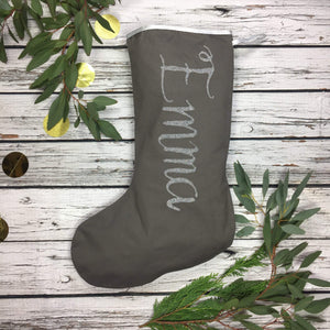 Large Personalised Christmas Stocking - The Monroe Christmas, Christmas: Stockings, Font Not Found, Font: The Monroe 44ideas.co.uk