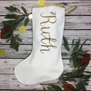 Large Personalised Christmas Stocking - The Monroe Christmas, Christmas: Stockings, Font Not Found, Font: The Monroe 44ideas.co.uk