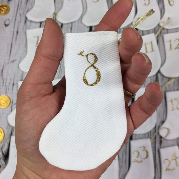 Advent Calendar Mini Stockings - The Monroe  44ideas.co.uk