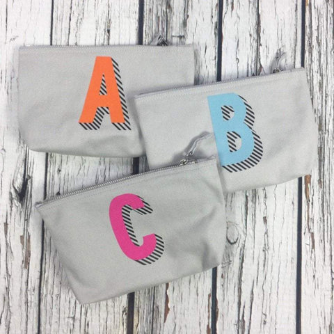 Bright Letter Pencil Case - Bradford Buzz Accessories, Deals, Font Not Found, Font: Bradford Buzz, Pencil Cases, Pouches 44ideas.co.uk