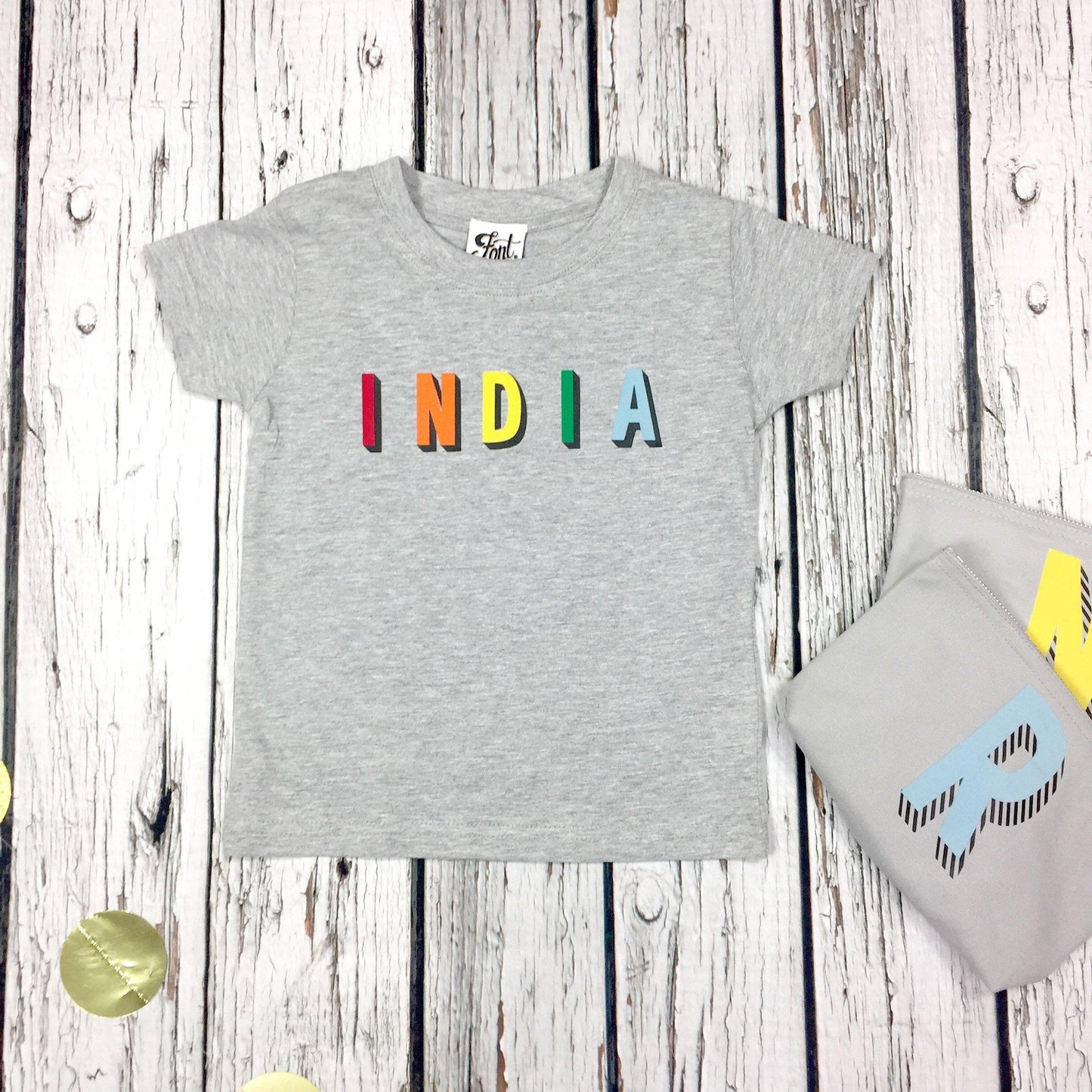 Kids' Personalised Name T-Shirt - Bingley Bang Font Not Found, Font: Bingley Bang, Kid's Clothes, T-Shirts, T-Shirts: Letters 44ideas.co.uk