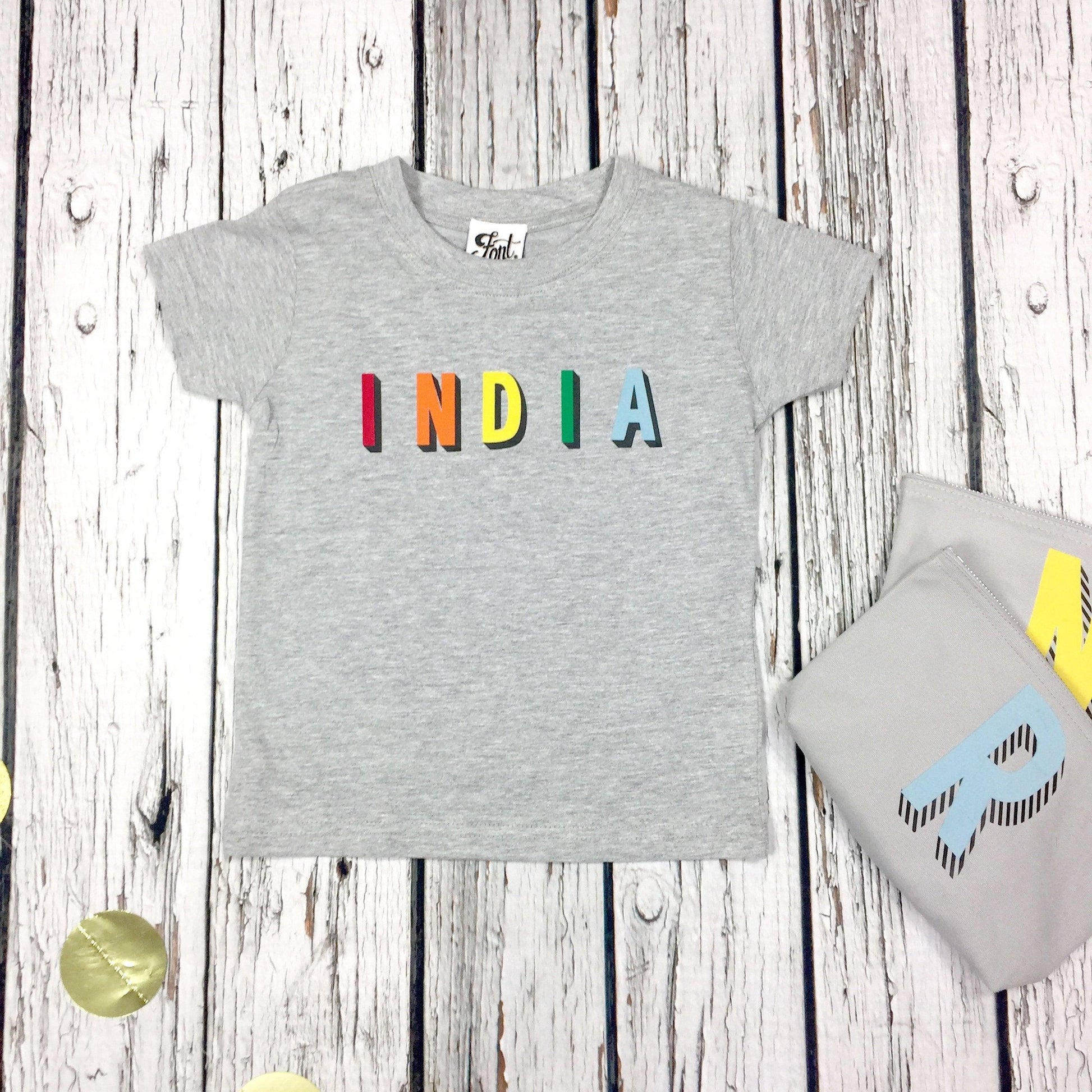 Kids' Personalised Name T-Shirt - Bingley Bang Font Not Found, Font: Bingley Bang, Kid's Clothes, T-Shirts, T-Shirts: Letters 44ideas.co.uk