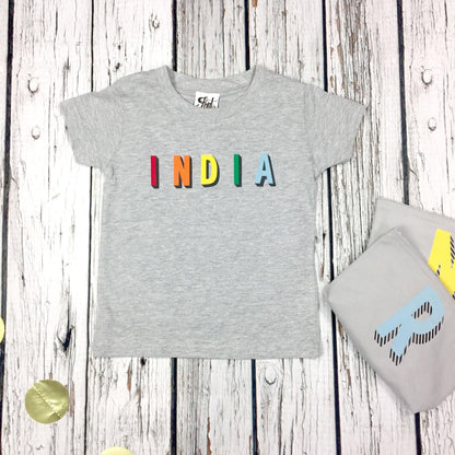 Kids' Personalised Name T-Shirt - Bingley Bang Font Not Found, Font: Bingley Bang, Kid's Clothes, T-Shirts, T-Shirts: Letters 44ideas.co.uk