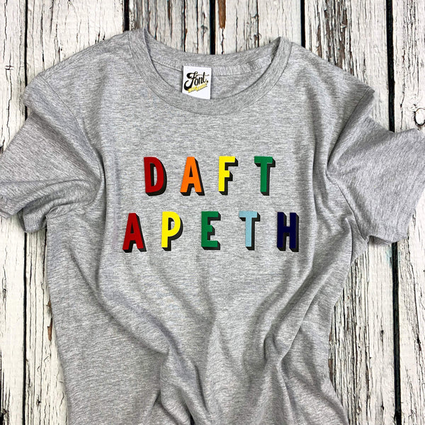 Daft Apeth Adult T-Shirt - Bingley Bang Font Not Found, Font: Bingley Bang, Men's Clothes, T-Shirts, T-Shirts: Letters, Womens Clothes 44ideas.co.uk